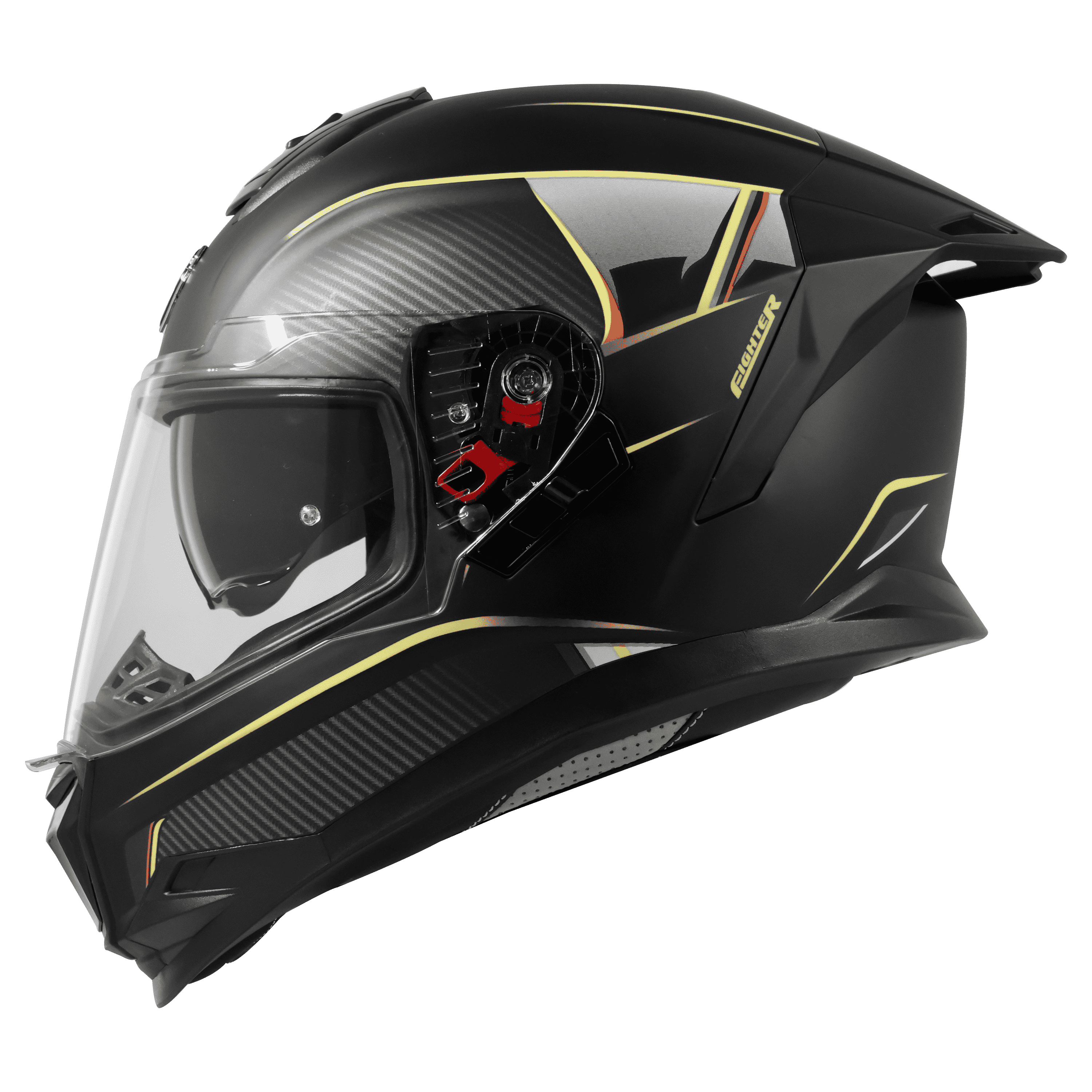 SBH-57 ISS FIGHTER F1 GLOSSY BLACK WITH NEON